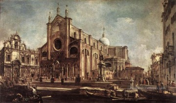  giovanni tableaux - Campo Santi Giovanni et Paolo école vénitienne Francesco Guardi
